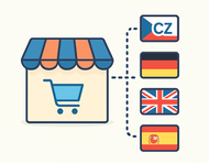 Nastavení satelitního e-shopu