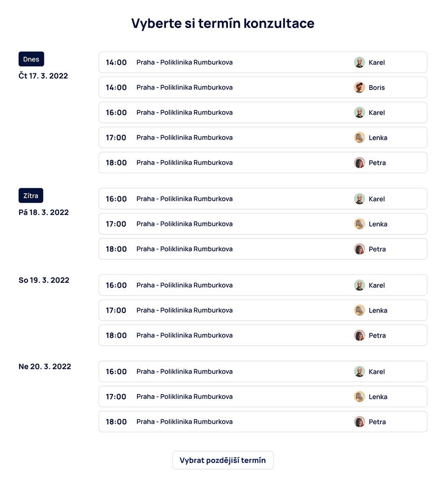 H2 - objednací systém