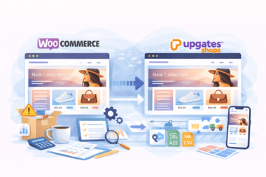 Přechod z WooCommerce na UpGates