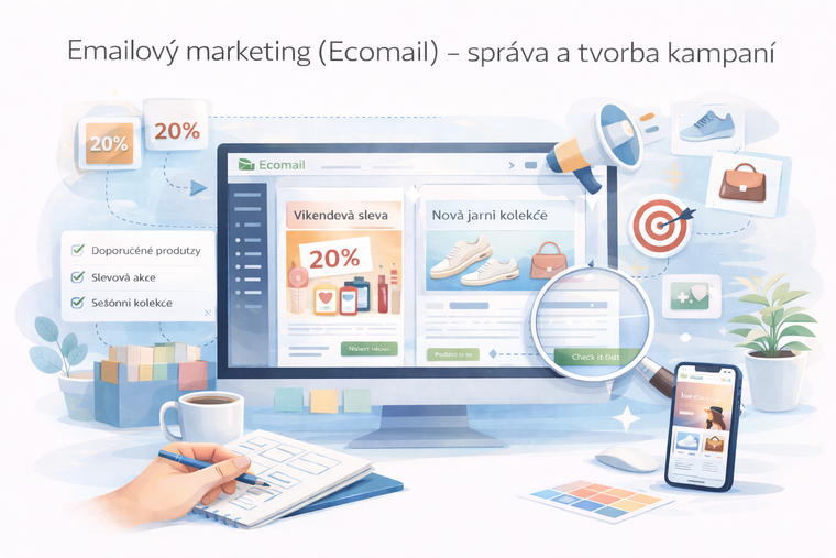 Emailový marketing (Ecomail) – správa a tvorba kampaní