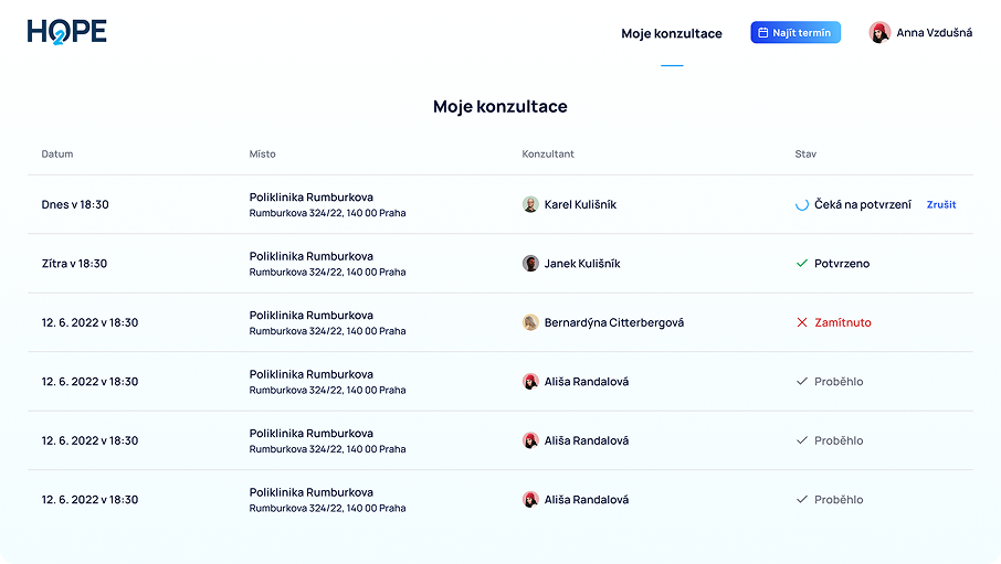 H2 - objednací systém